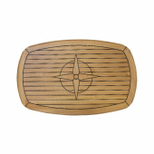 Teakbordsskiva 62x96 cm Teakbordsskiva 62x96 cm