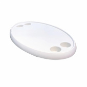 Bordsskiva Vit ABS 77x46 cm Bordsskiva Vit ABS 77x46 cm