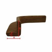 Innerhörna Teak 50/90˚ Innerhörna Teak 50/90˚