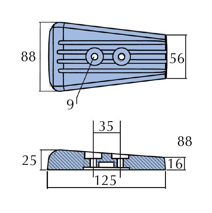Zinkanod Volvo Stern Drive SX/DPS