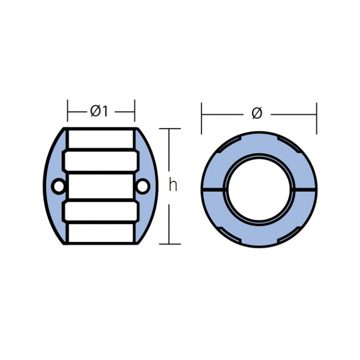 Axelanod Zink 25-50 mm