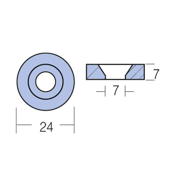 Zinkanod Yamaha 2-115hk