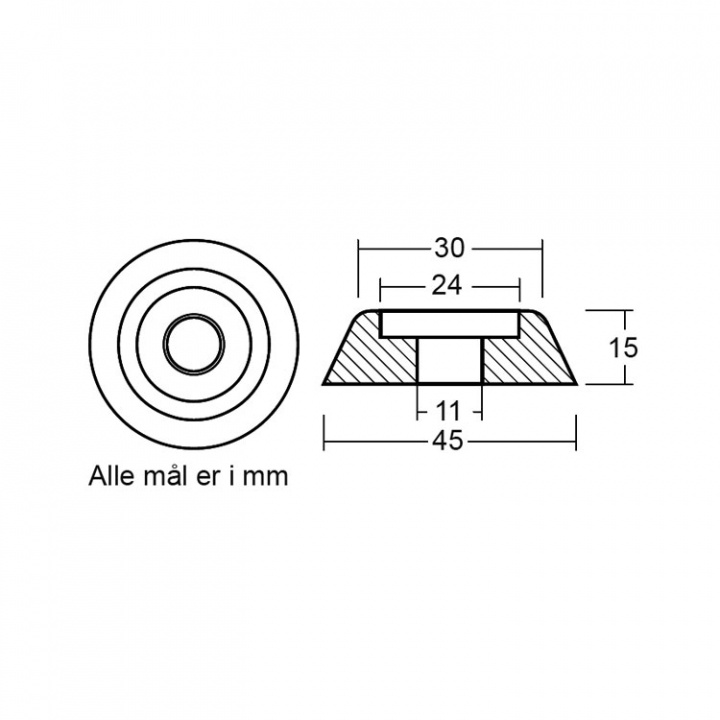 Zinkanod Lewmar Serie 185 (589350)