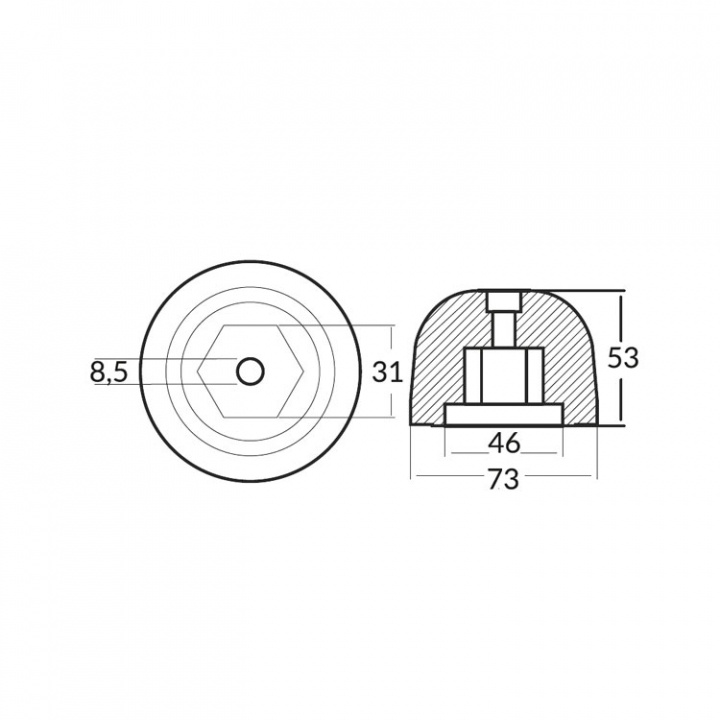 Zinkanod Sidepower/Sleipner (501180)