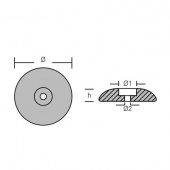 Zink Roderanod Till Fairline/Sealine Zink Roderanod Till Fairline/Sealine