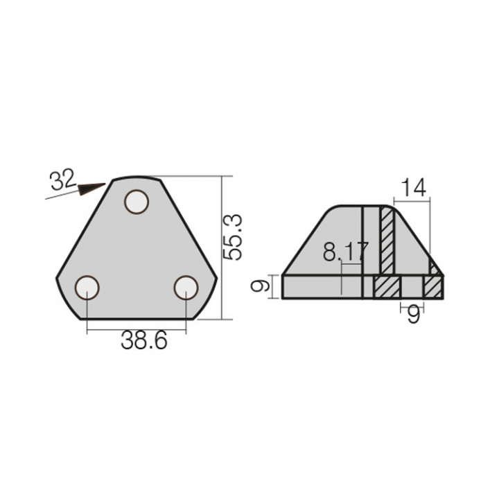 Zinkanod Till Flex-o-Fold Ø55.3mm (tidigare 1141436)
