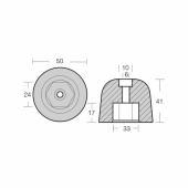 Zink Till Vetus Bogpropeller Zink Till Vetus Bogpropeller
