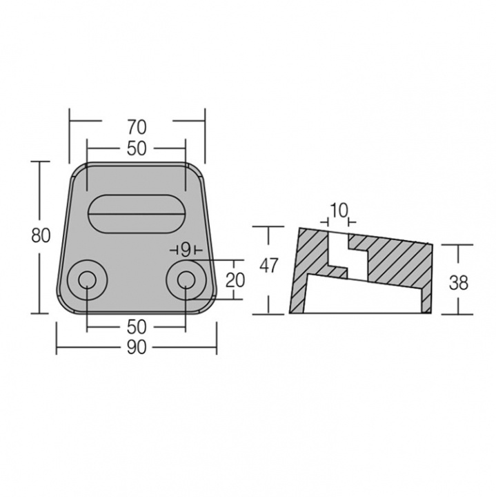 Zinkanod Volvo SX-drev (3854130)