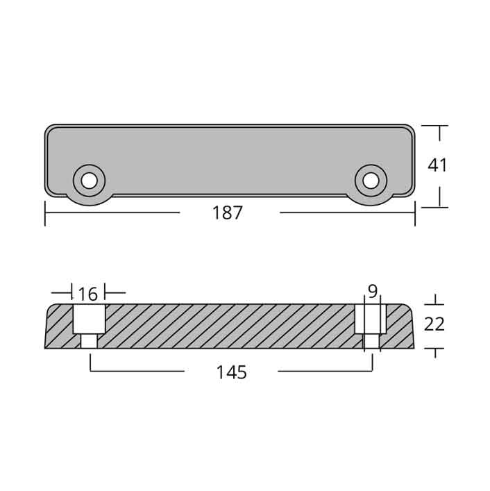 Zinkanod Volvo AQ-drev