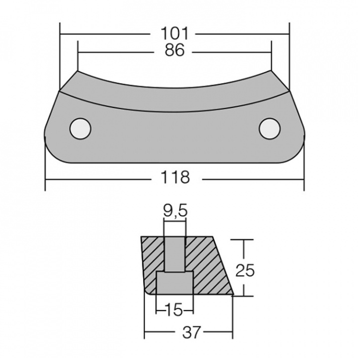 Motorzink För Volvo Duo Prop (3588745)