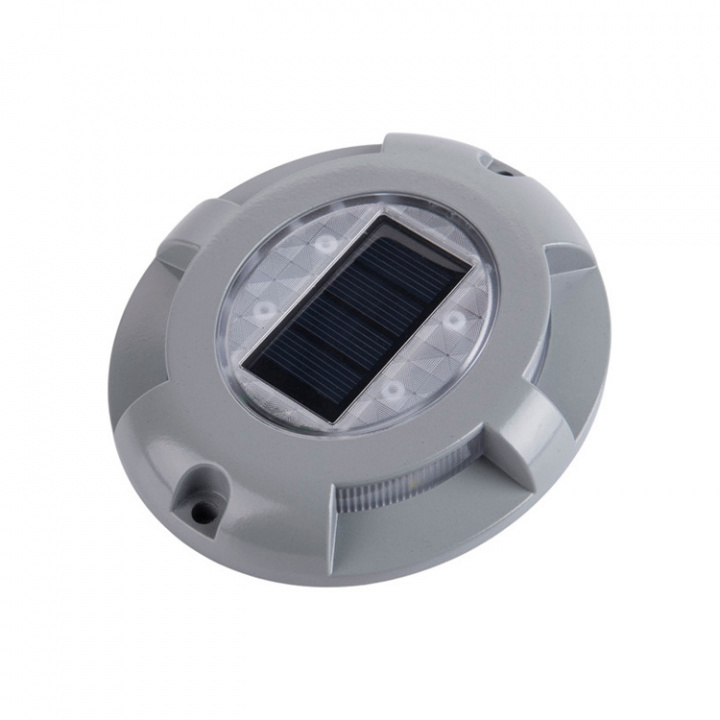 Brygglampa LED Aluminium Med Solceller