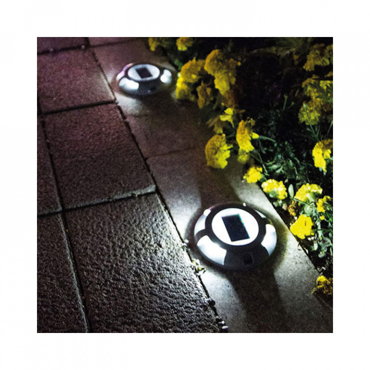 Brygglampa LED Aluminium Med Solceller