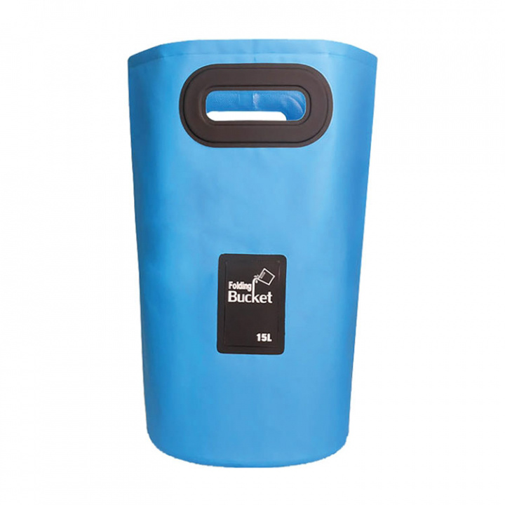 Hopfällbar Hink Blå 15l