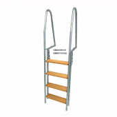 Bryggstege 4 steg Varmgalvaniserad 190x49 cm Bryggstege 4 steg Varmgalvaniserad 190x49 cm