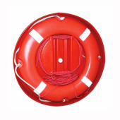 Livboj Lifebuoy Med 30m Flytlina I Rund Behållare Livboj Lifebuoy Med 30m Flytlina I Rund Behållare