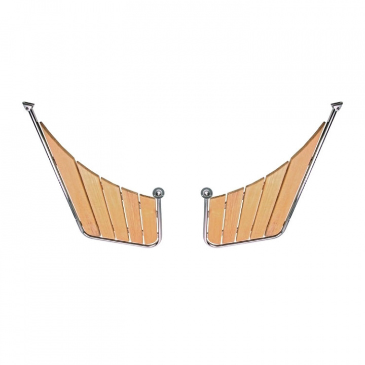 Badplattform 95/43x53 cm Ø25 mm