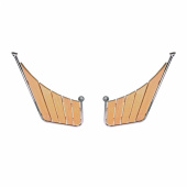 Badplattform 95/43x53 cm Ø25 mm Badplattform 95/43x53 cm Ø25 mm