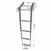 Badstege Teleskop i Kassett För Plattform 4 Steg Badstege Teleskop i Kassett För Plattform 4 Steg