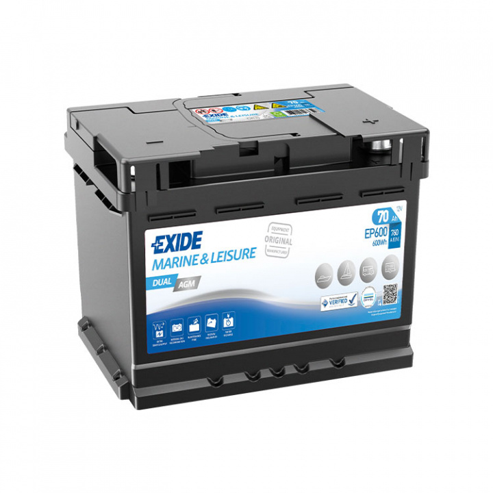 Dual AGM 60Ah Batteri