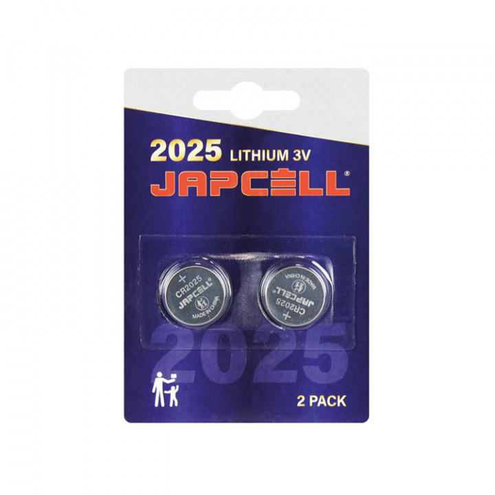 CR2025 3V Litium Batteri 2-pack