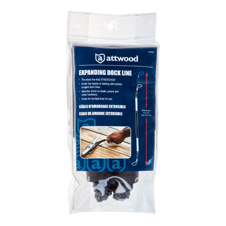 Fjädrande Förtöjningslina 1,2 - 1,7m