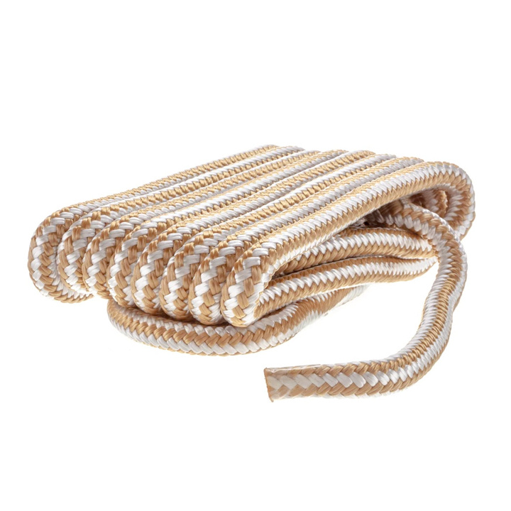 Förtöjningslina Guld/Vit 13 mm 6 m