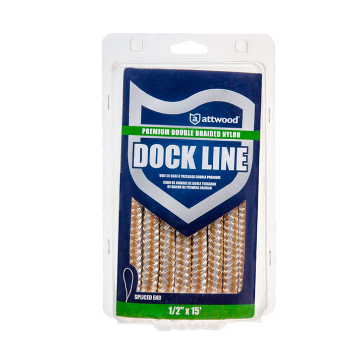 Förtöjningslina Guld/Vit 13 mm 6 m