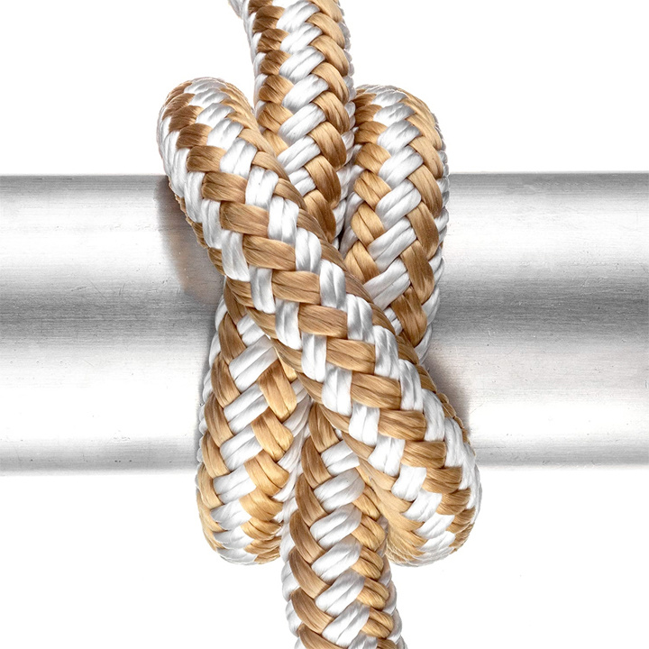 Förtöjningslina Guld/Vit 13 mm 6 m