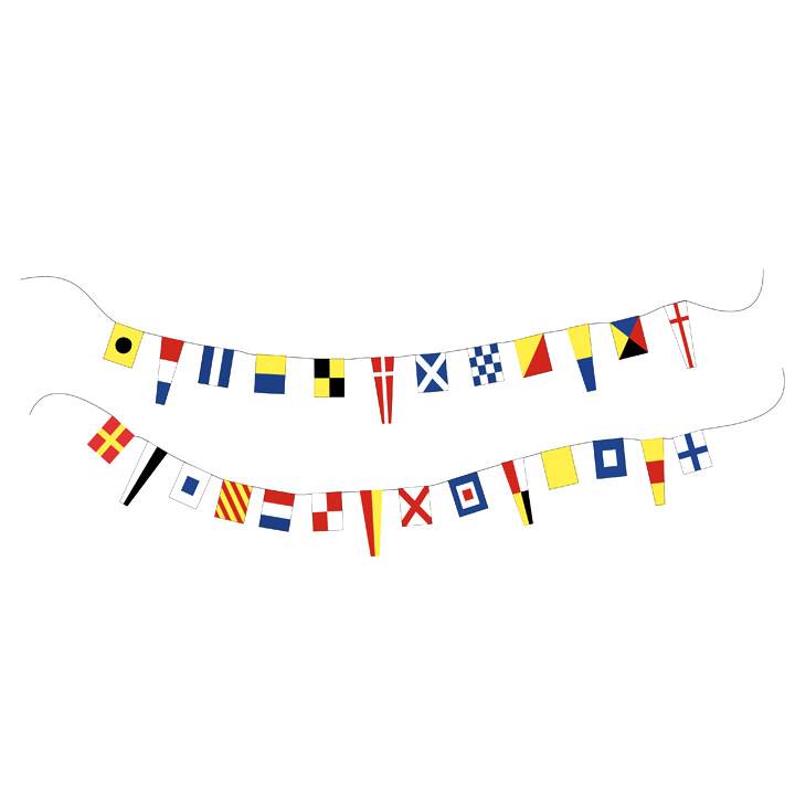 Flaggspel Signalflaggor 11m