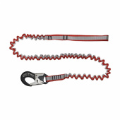 Livlina 2 m 25 mm Med Svart Säkerhetskrok 15KN Livlina 2 m 25 mm Med Svart Säkerhetskrok 15KN