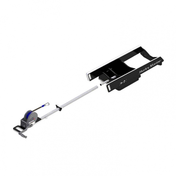 Hurley Davit H3O Manuell Vinsch Svart Max 181 kg