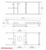 Hurley Davit H3O Manuell Vinsch Svart Max 181 kg Hurley Davit H3O Manuell Vinsch Svart Max 181 kg