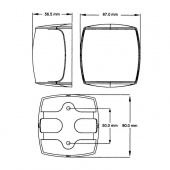 Akterlanterna LED 2NM Svart Akterlanterna LED 2NM Svart