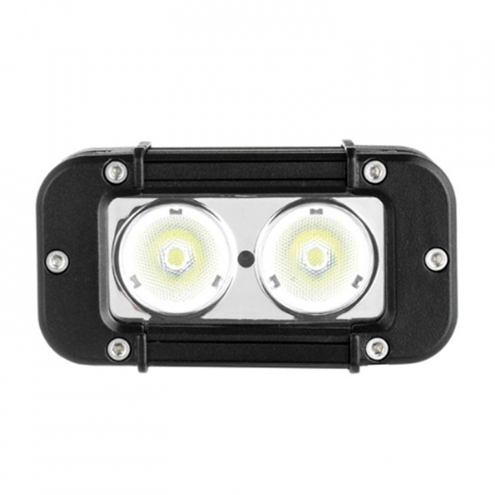 Kompakt Vattentät LED-däcklampa 2x10W 10-30V