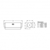 Sea Hawk LED Däckbelysning - Svart Sea Hawk LED Däckbelysning - Svart