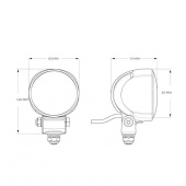 Däcksbelysning 70 Gen IV LED 3500 lumen 9-33V - Vit Däcksbelysning 70 Gen IV LED 3500 lumen 9-33V - Vit