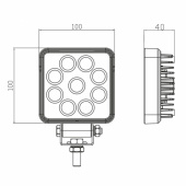 Däcksbelysning LED 10-30V DC 1210lm Däcksbelysning LED 10-30V DC 1210lm