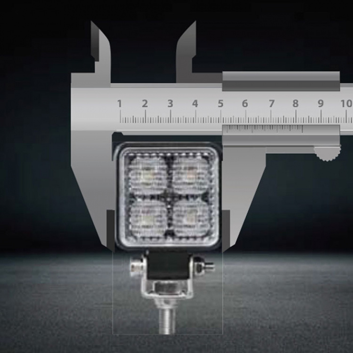 Mini Cube LED Däcksbelysning 10-30V DC, 1200 lm