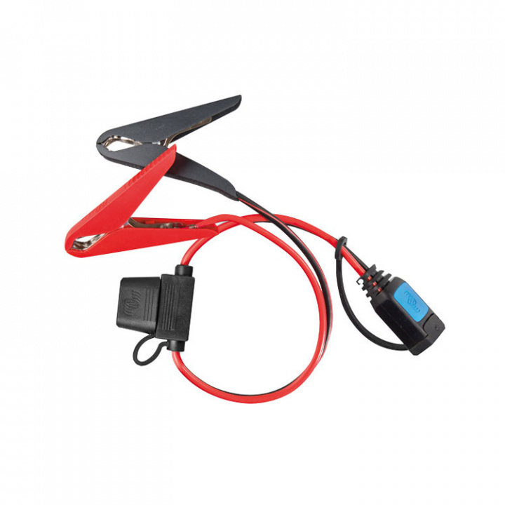 Anslutningsklämmor Med Säkring Till Laddare