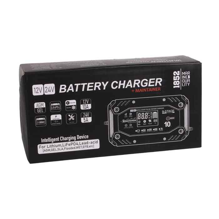 Smartladdare 10a 12/24v auto