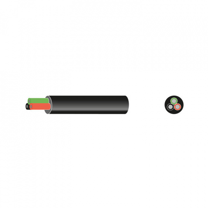 Förtennad Marinkabel 3x2.5 mm