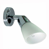 Kojlampa Kromad Med Opalskärm 3W LED Kojlampa Kromad Med Opalskärm 3W LED