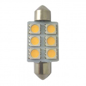 LED Pinol/Spollampa 10-36Vdc 37 mm 2-pack LED Pinol/Spollampa 10-36Vdc 37 mm 2-pack