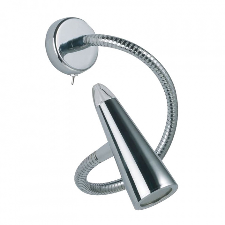 Sjökortslampa Kromad 12V 10W Halogen