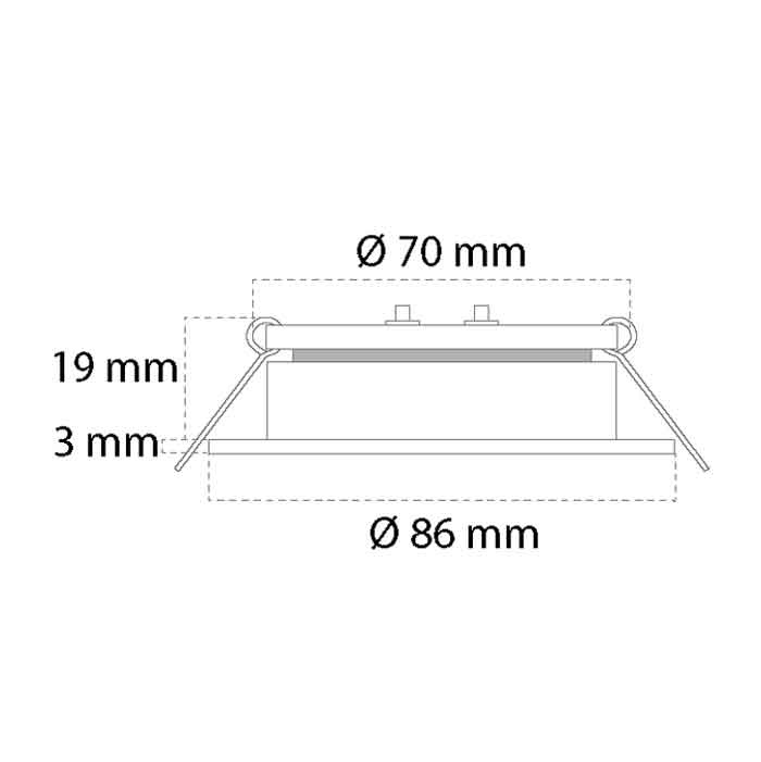 Maria Stor Aluminium Grå Med Touch 10-32v