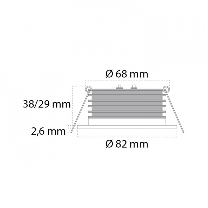 Malou Rostfri LED Spot 10-32V