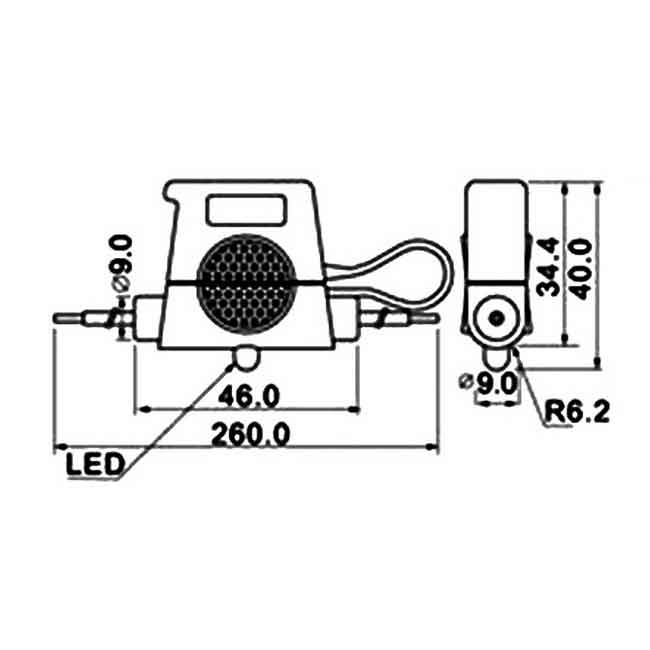 Säkringshållare Bladsäkring Max 30Amp Vattentät Med Belysning