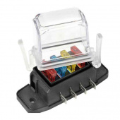 Vattentät Säkringshållare För 4st Bladsäkringar Vattentät Säkringshållare För 4st Bladsäkringar