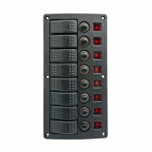 Elektrisk Panel Med Automatsäkringar 8 Kontakter Elektrisk Panel Med Automatsäkringar 8 Kontakter