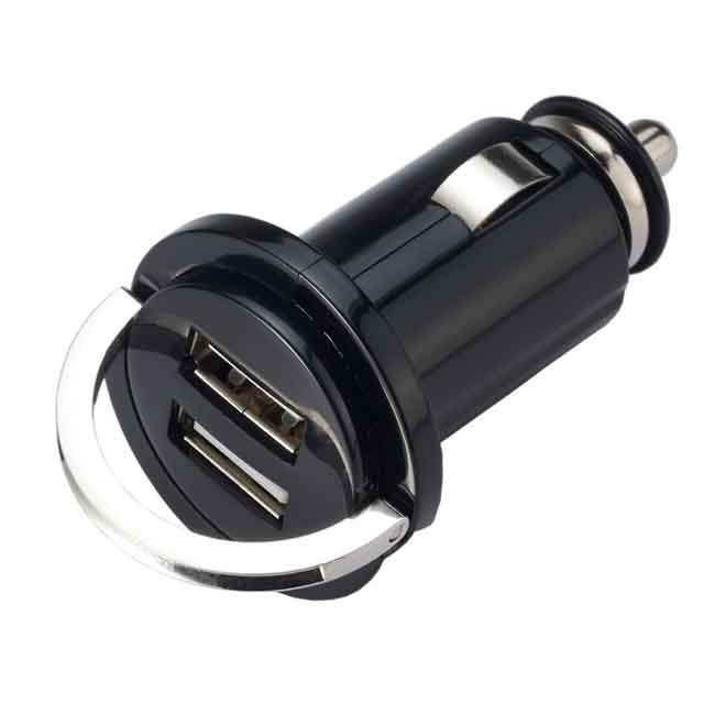 USB-laddare Dubbla 12-24 Vdc Uttag 5v / 2,1A